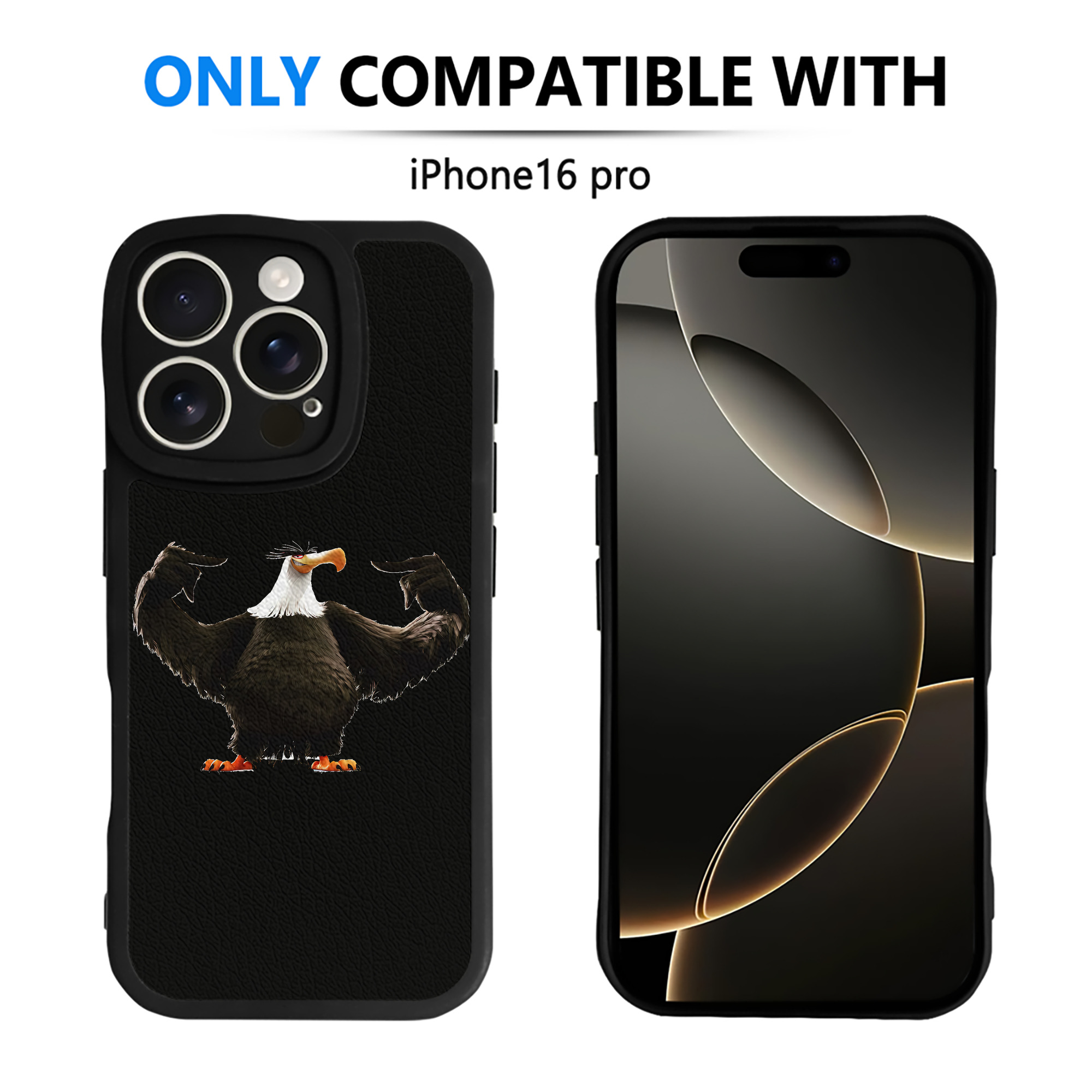 （画像用） Angry Birds アングリーバード 【iPhone 16シリーズ対応】シリコンスマホケース（レザー調） 材質：シリコン